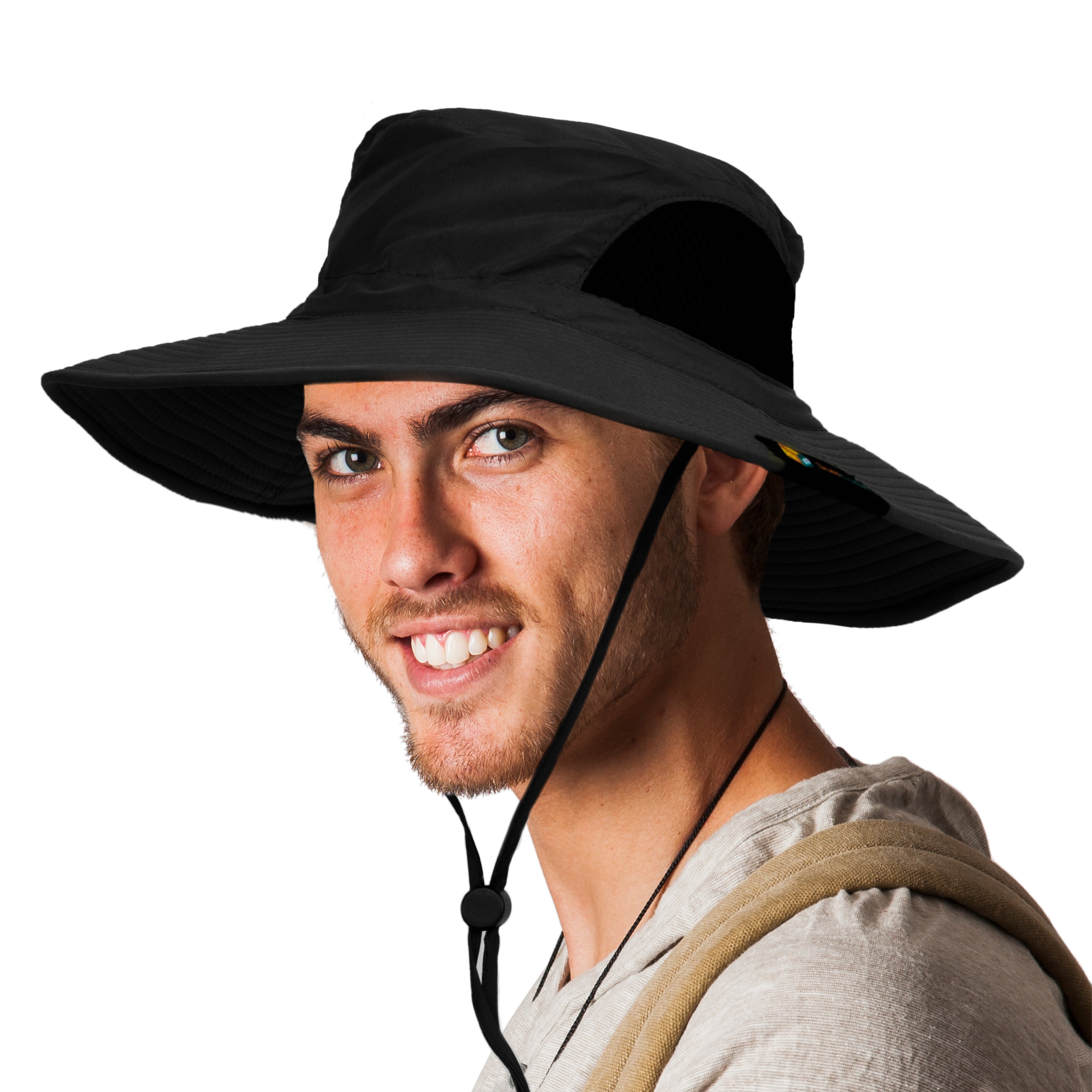 Unisex Wide Brim Sun Hat with Side Vent