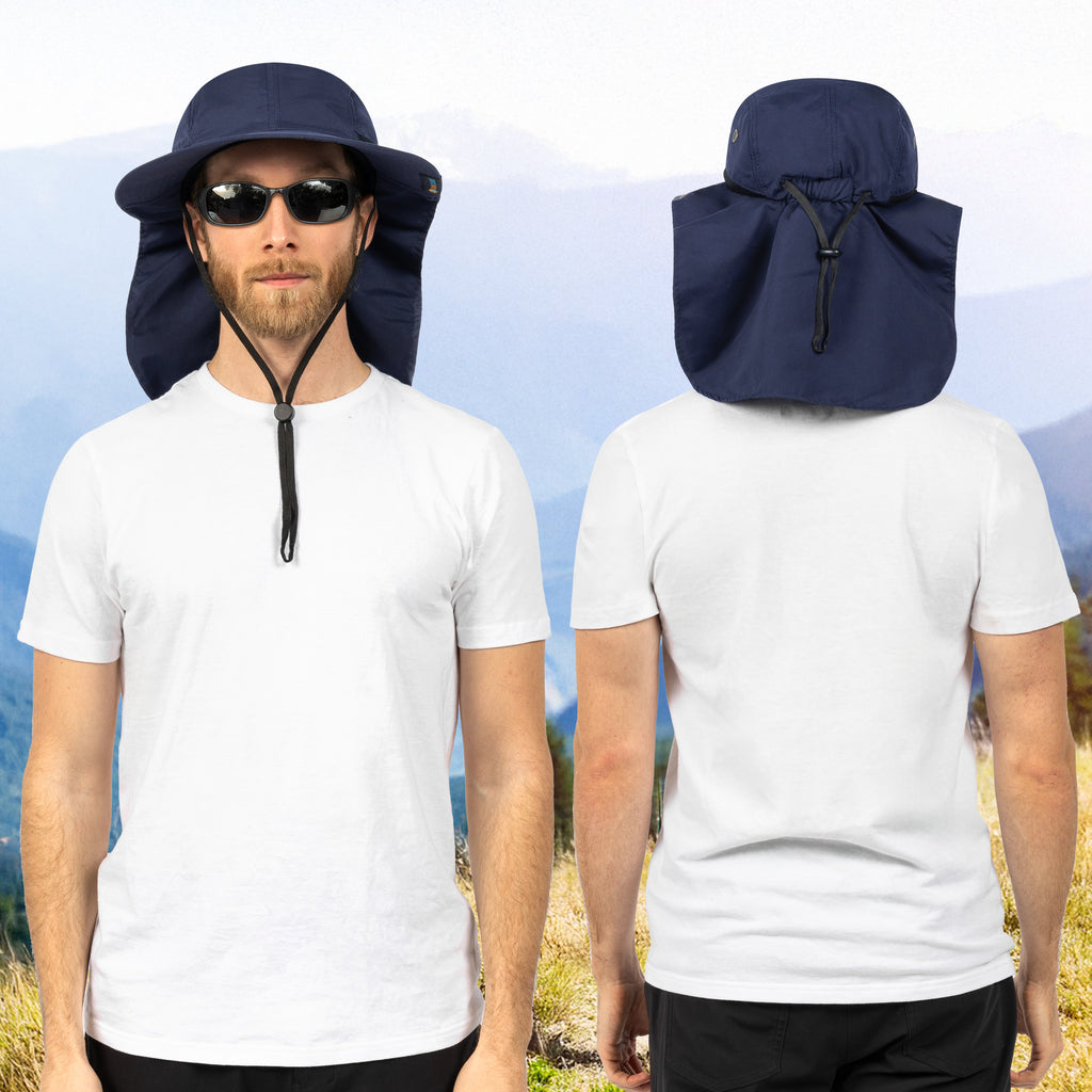 Unisex Sun Hat with Neck Flap Cover
