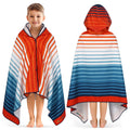 Kids Hooded Poncho Wrap Bath Towel