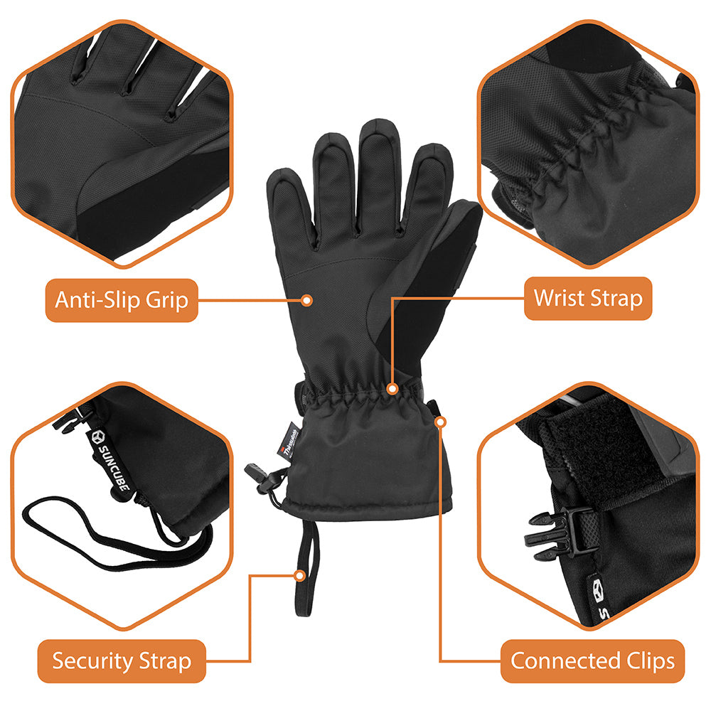 Premium 3M Thinsulate Unisex Waterproof Snow Gloves