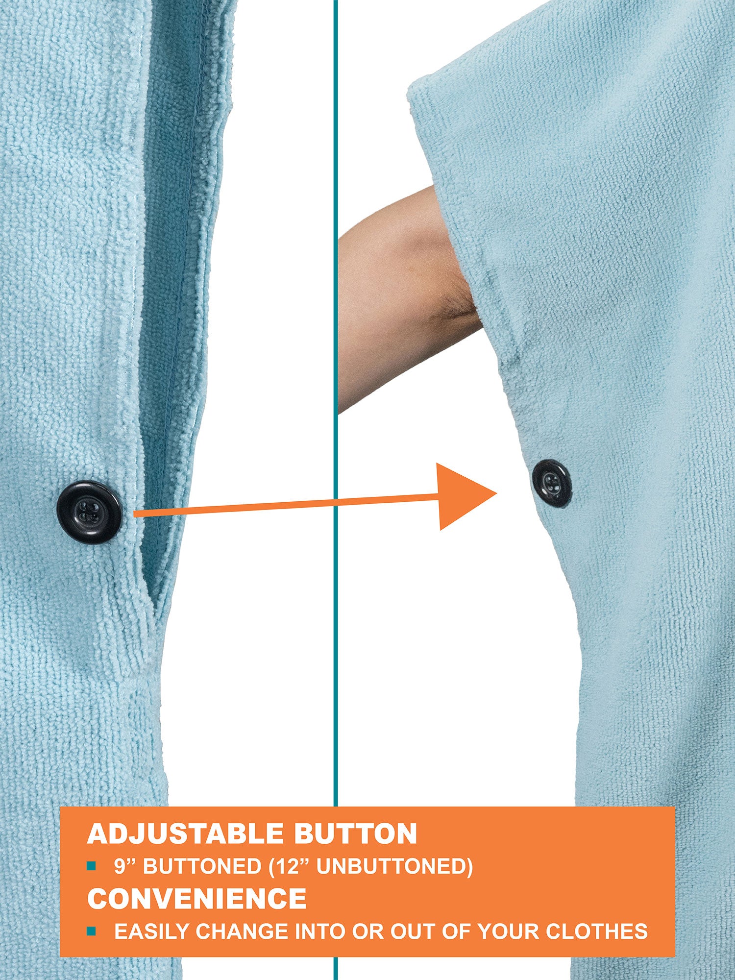 Surf Poncho Changing Robe with Hood - Adults