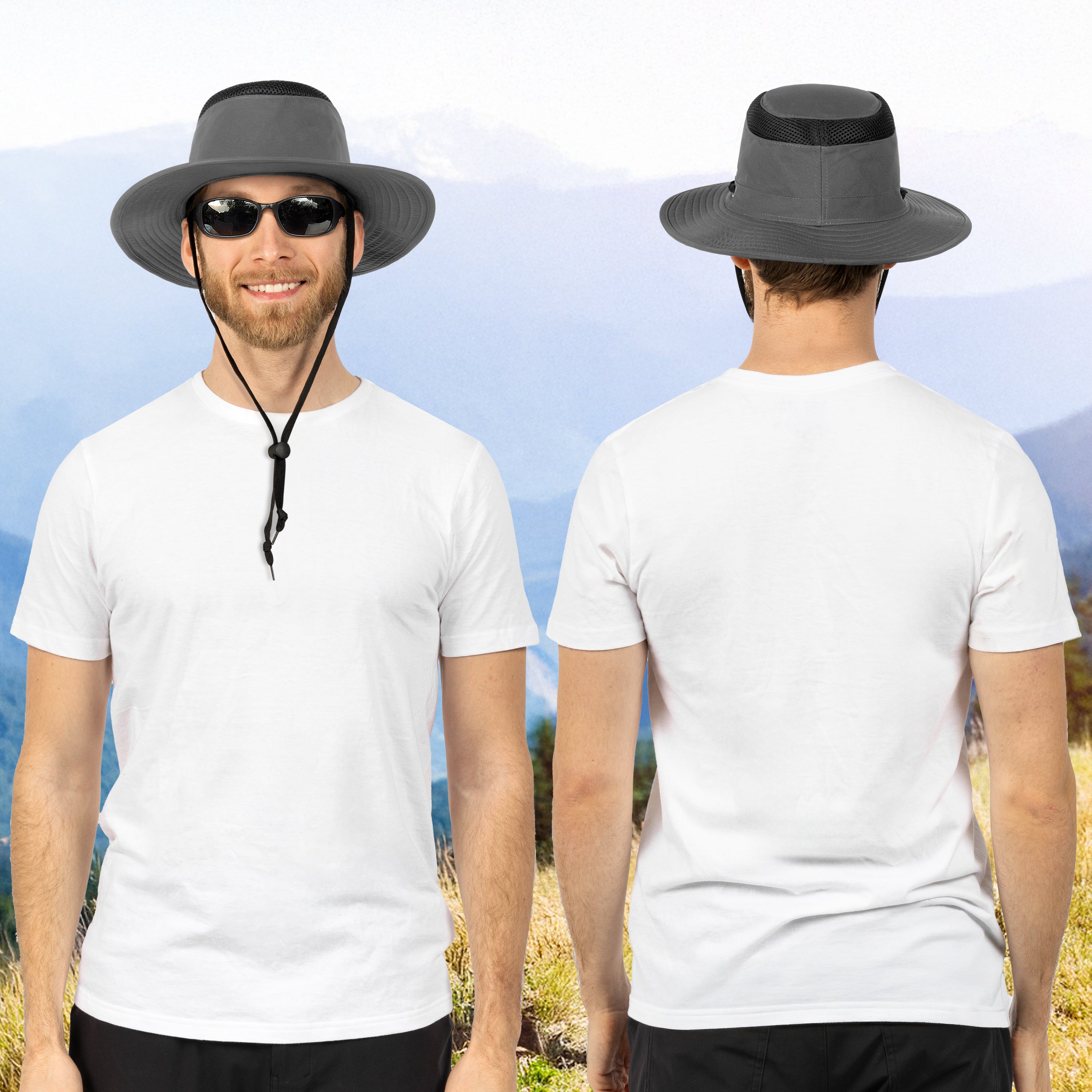 Unisex Wide Brim Safari Sun Hat