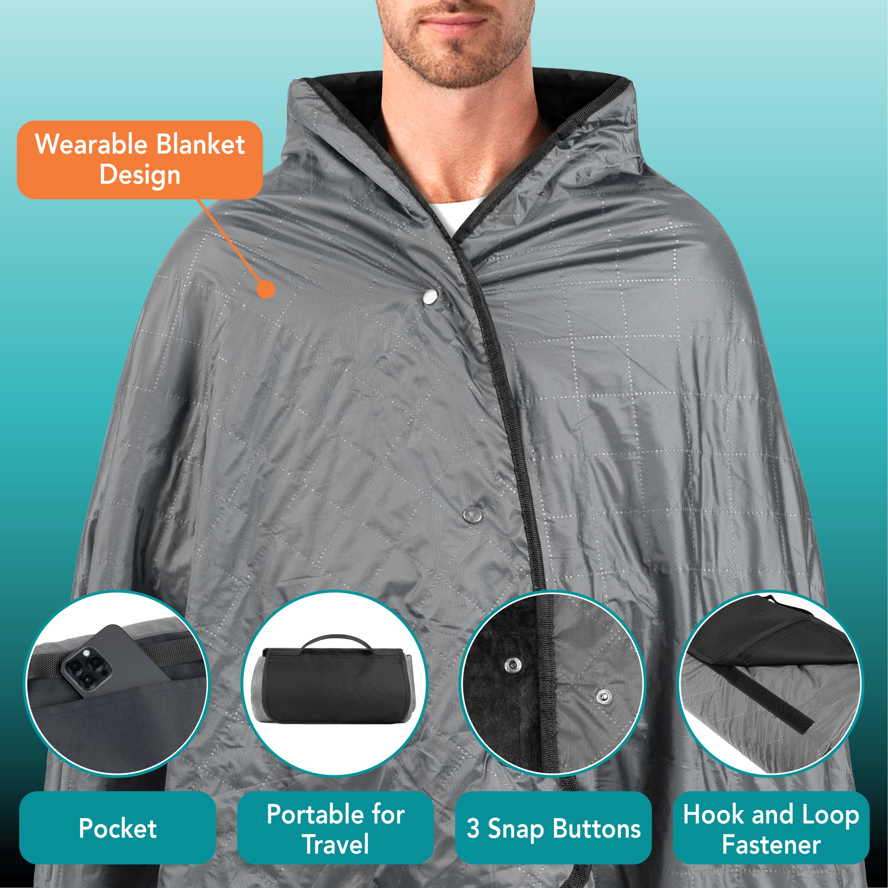 Waterproof Fleece Camping Blanket