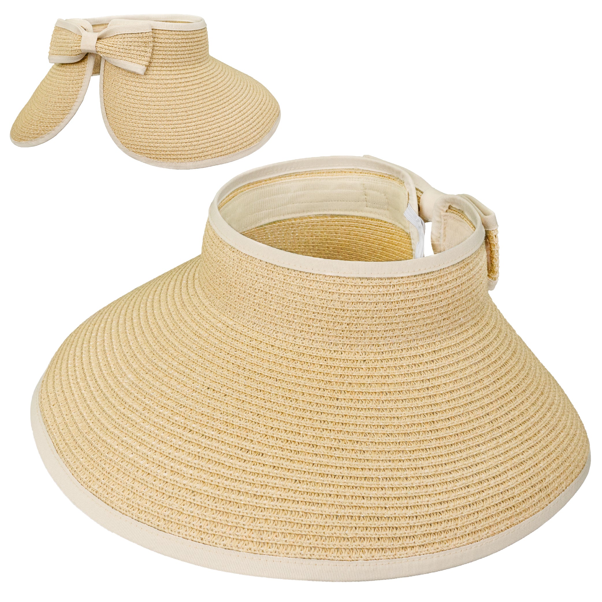 Women Wide Brim Sun Visor Hat