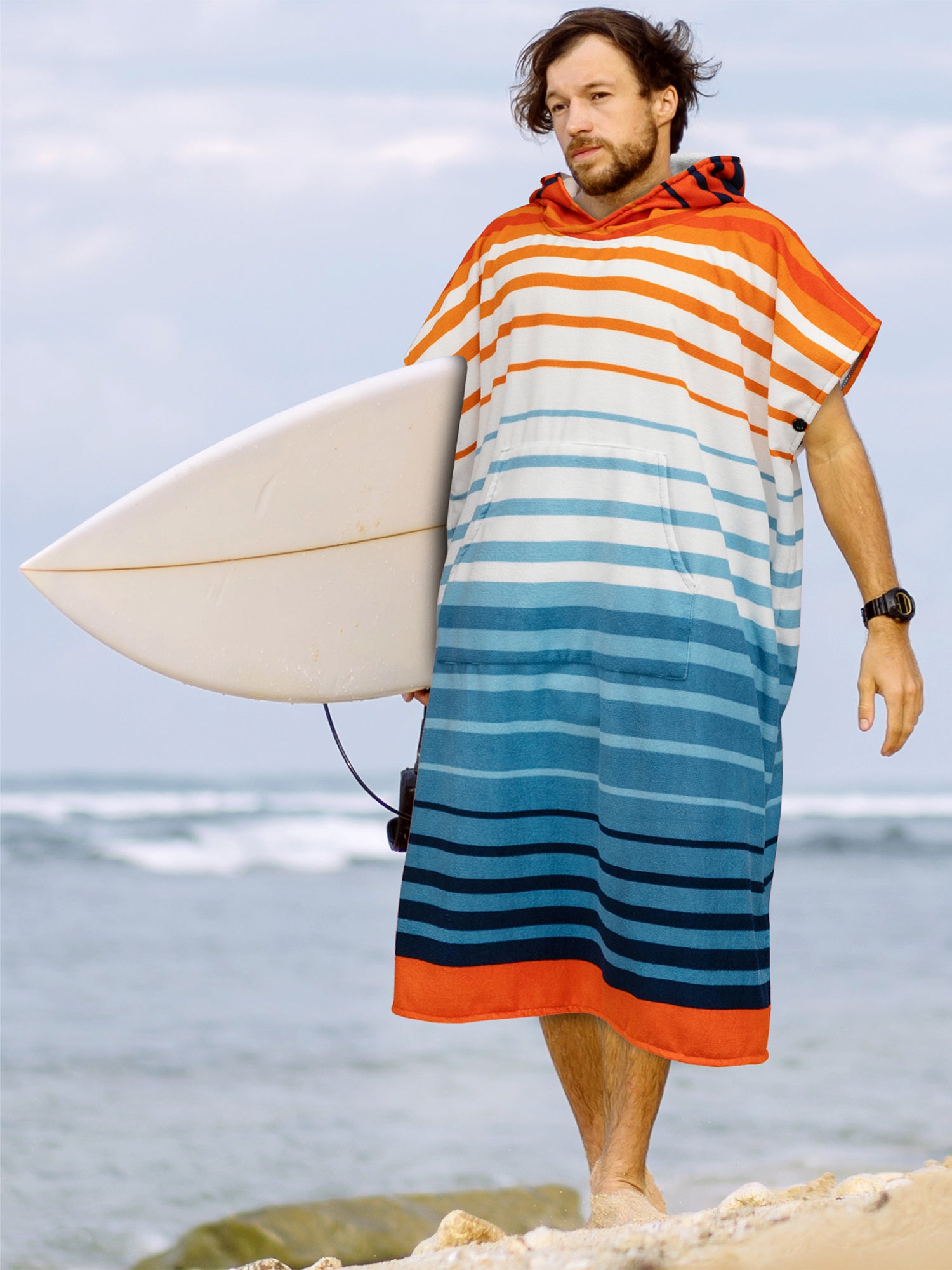 Surf Poncho Changing Robe with Hood - Adults