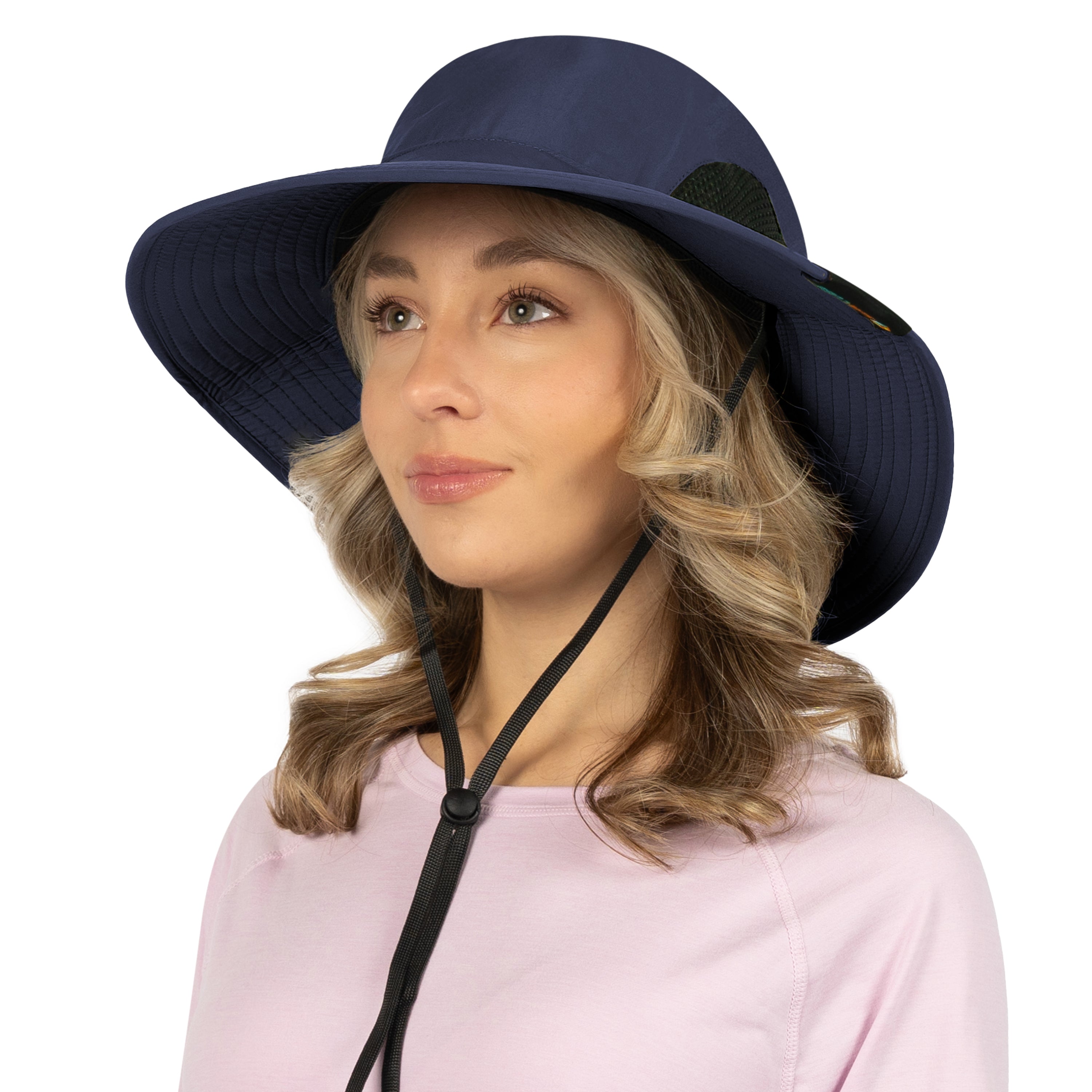 Unisex Wide Brim Sun Hat with Side Vent