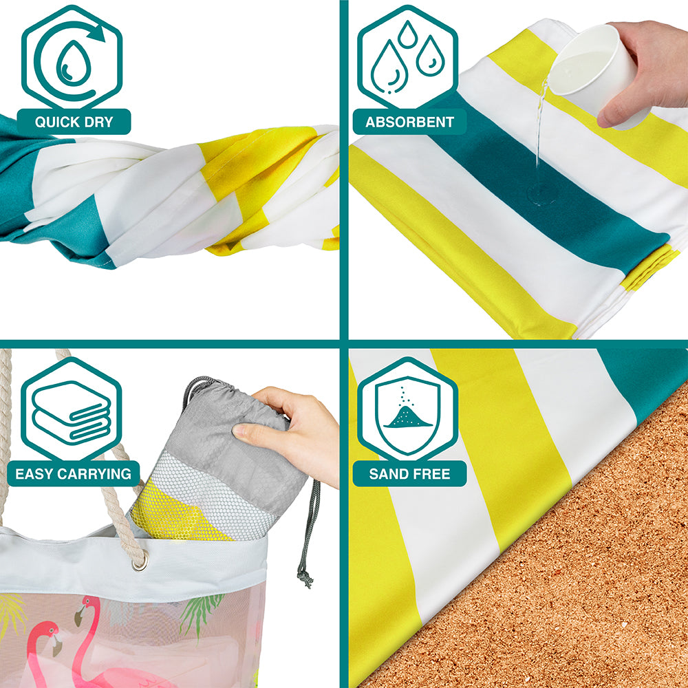 Quick Dry Sand Free Beach Towel