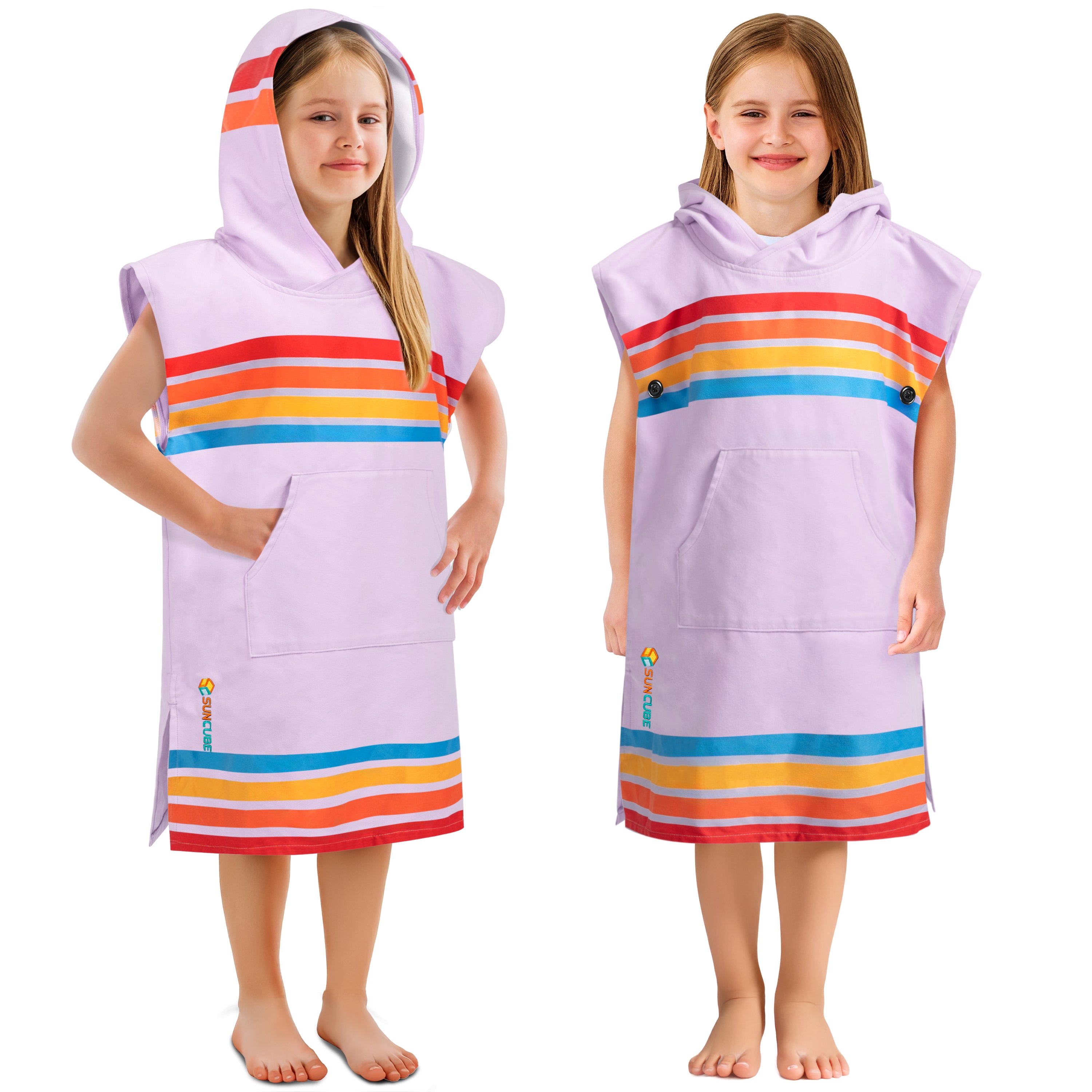 Surf Poncho Changing Robe with Hood, Microfiber - Kids / Teen