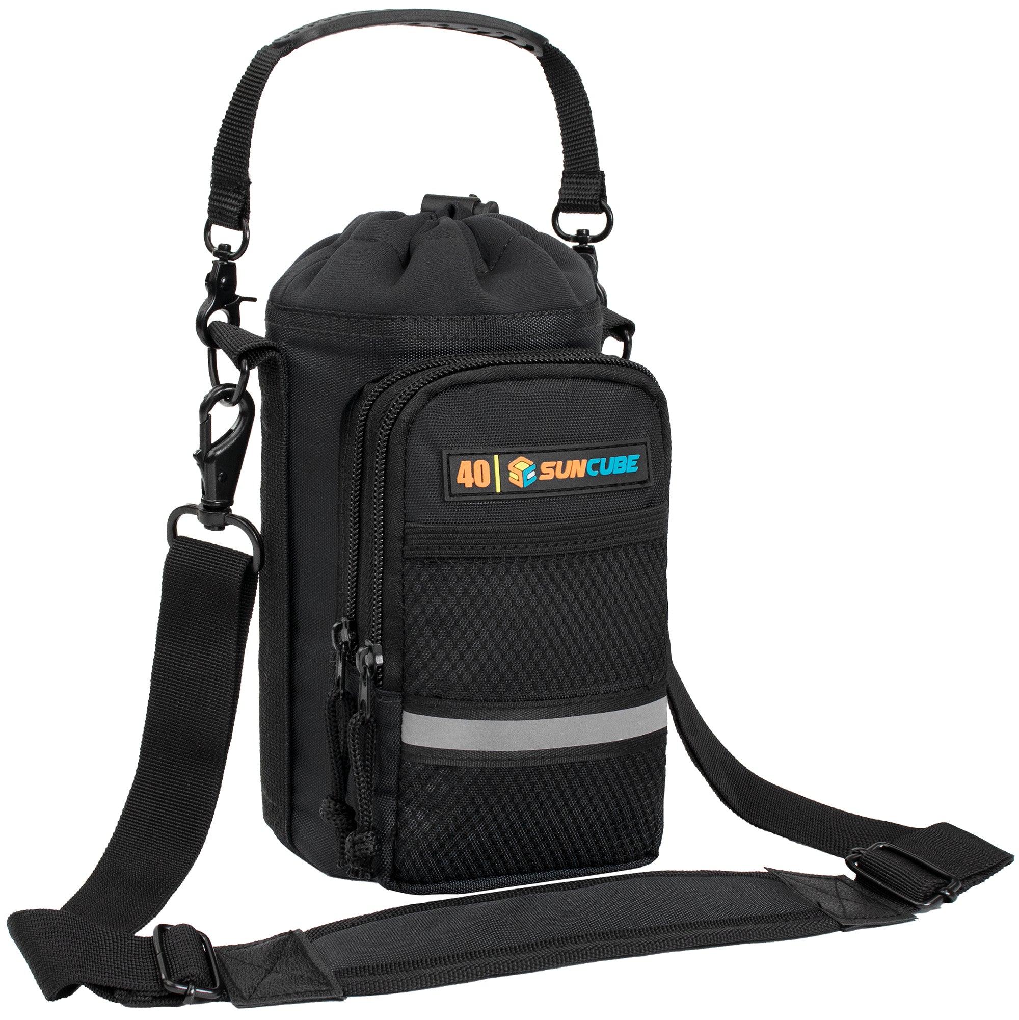 Insulated Water Bottle Carrier with Strap