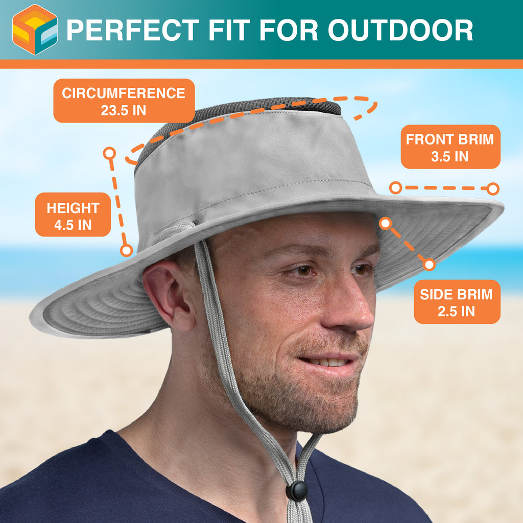 Unisex Wide Brim Safari Sun Hat