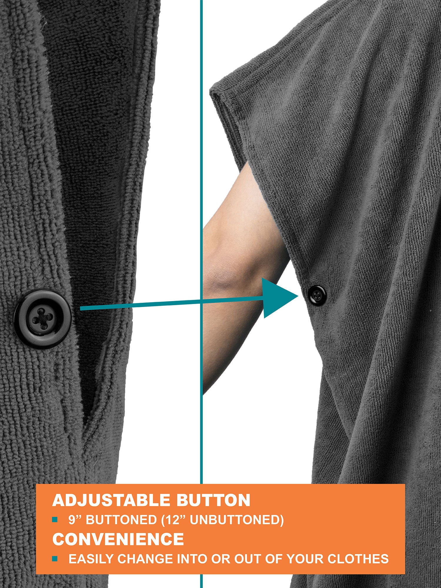 Surf Poncho Changing Robe with Hood - Adults