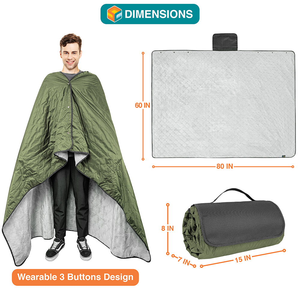 Waterproof Fleece Camping Blanket