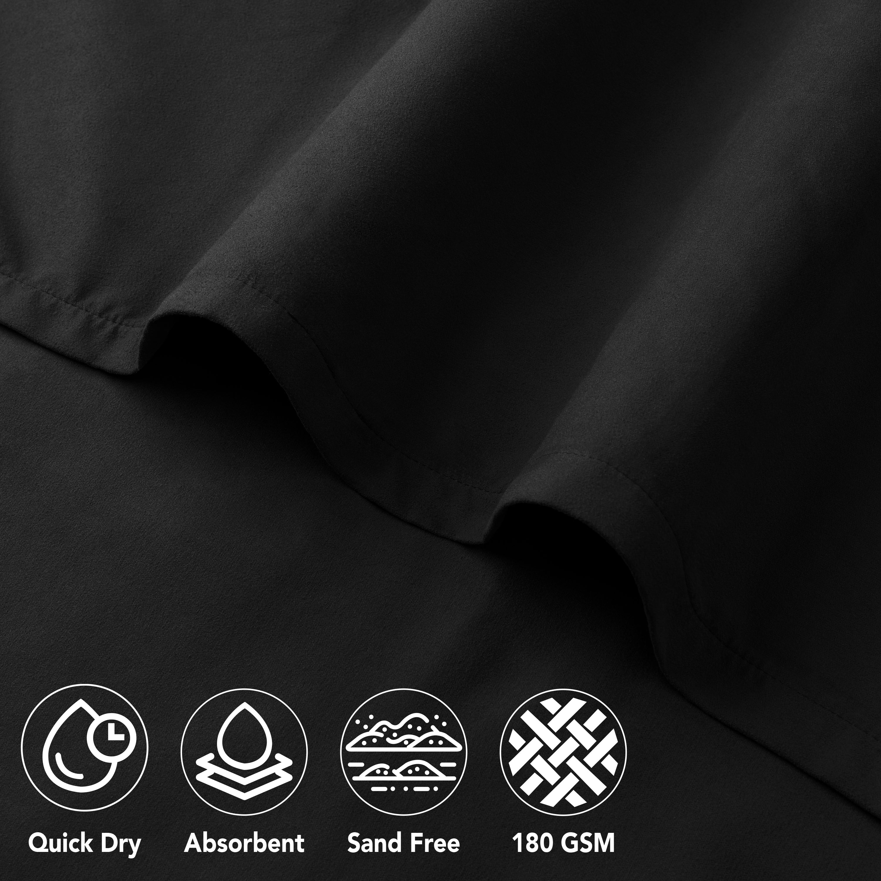 Surf Poncho Changing Robe with Hood, Microfiber - Adults