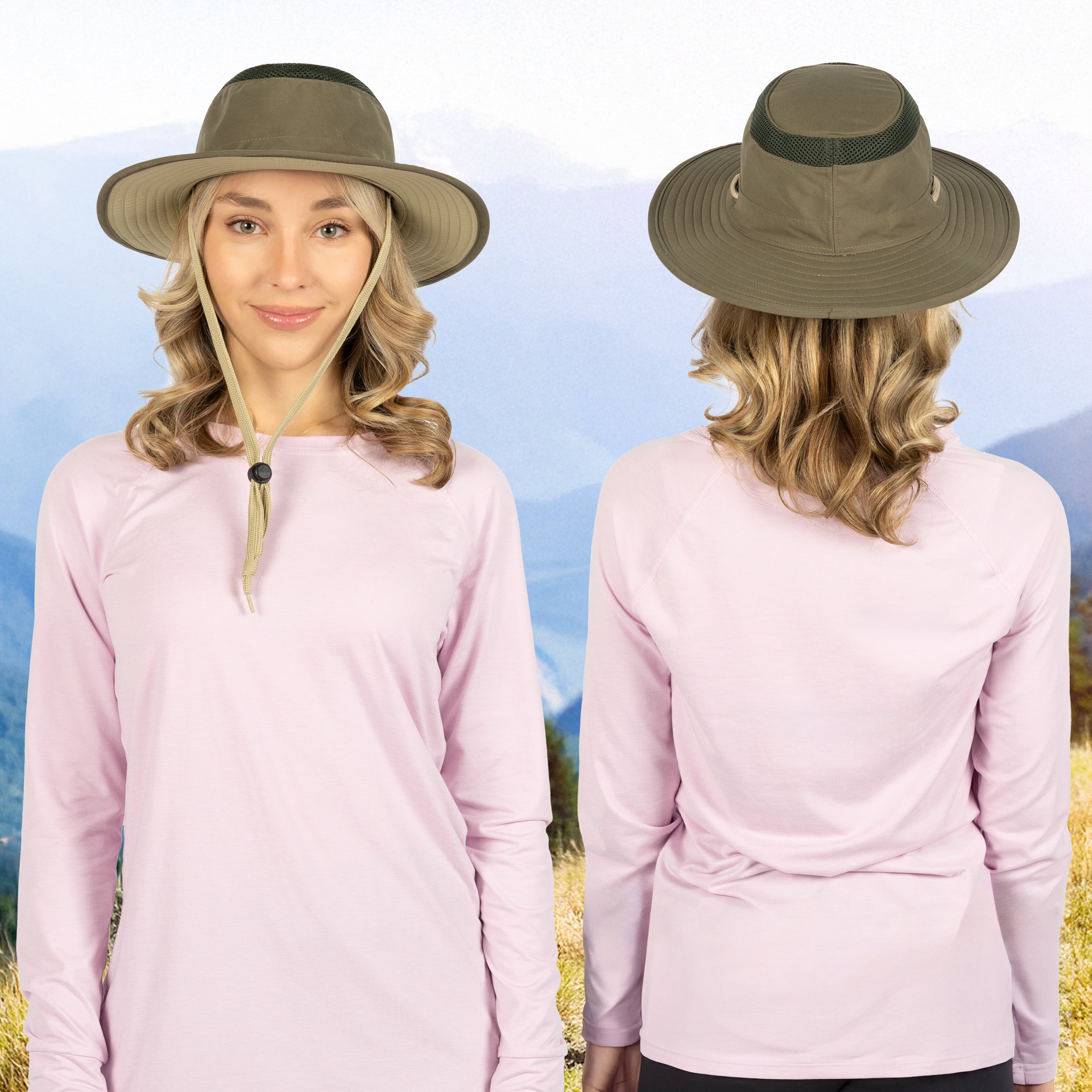Unisex Wide Brim Safari Sun Hat