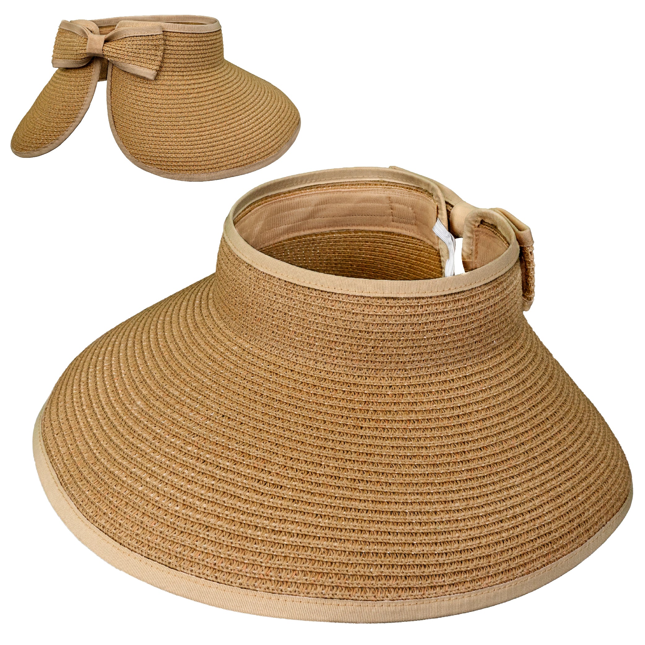 Women Wide Brim Sun Visor Hat