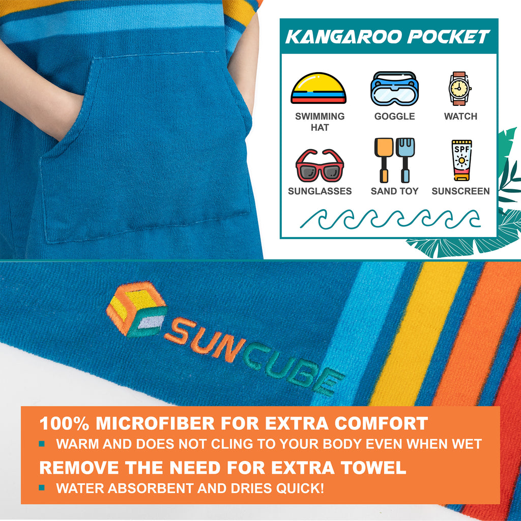 Surf Poncho Changing Robe with Hood - Kids / Teen