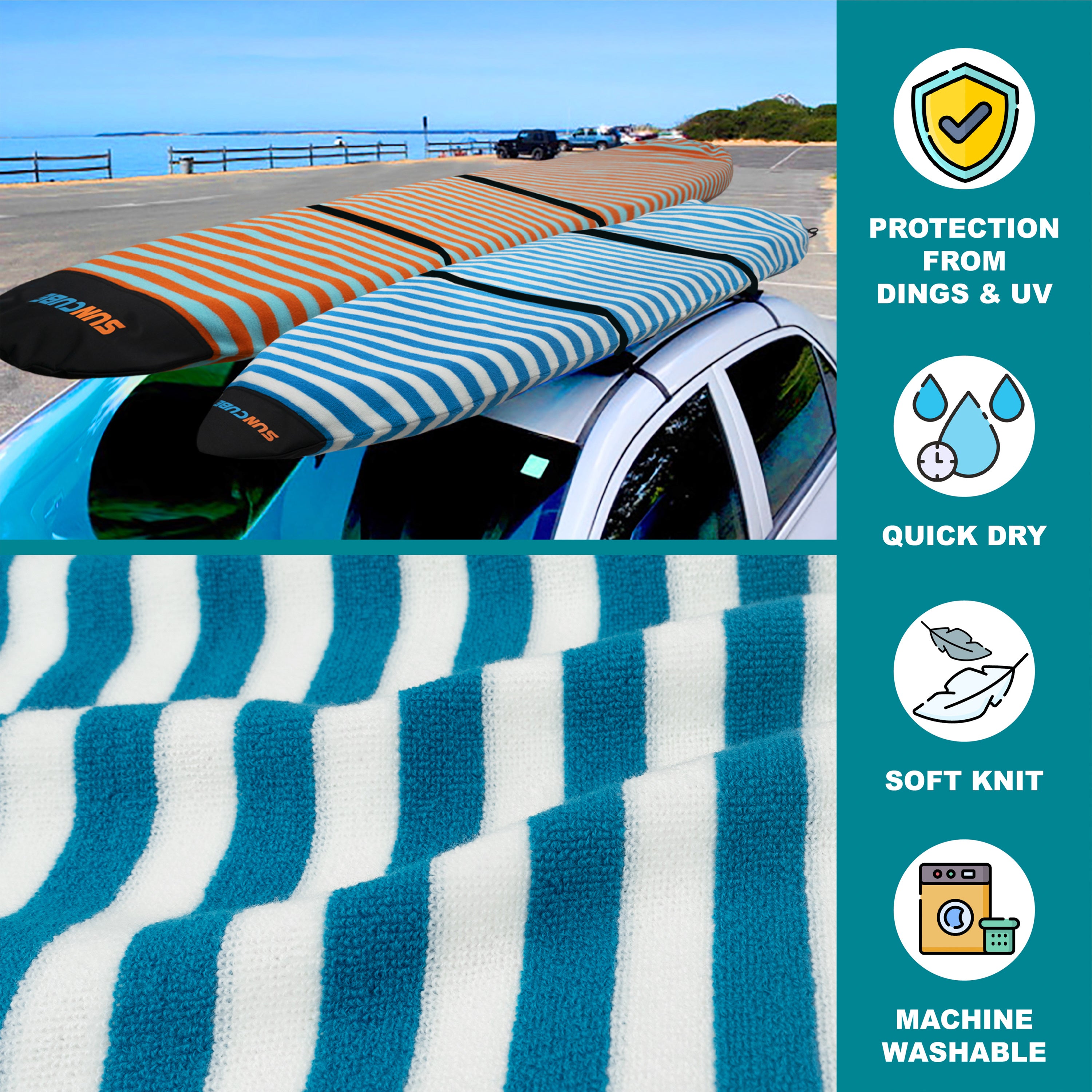 Surfboard Sock Cover Bag - Stretchy Protection