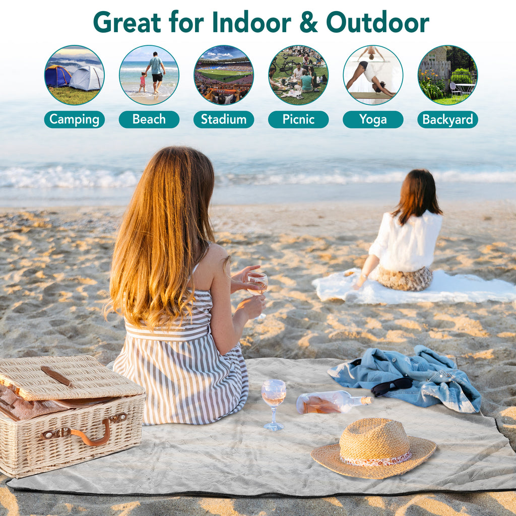 Waterproof Fleece Camping Blanket