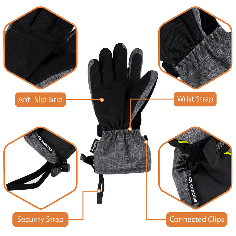 Premium 3M Thinsulate Unisex Waterproof Snow Gloves