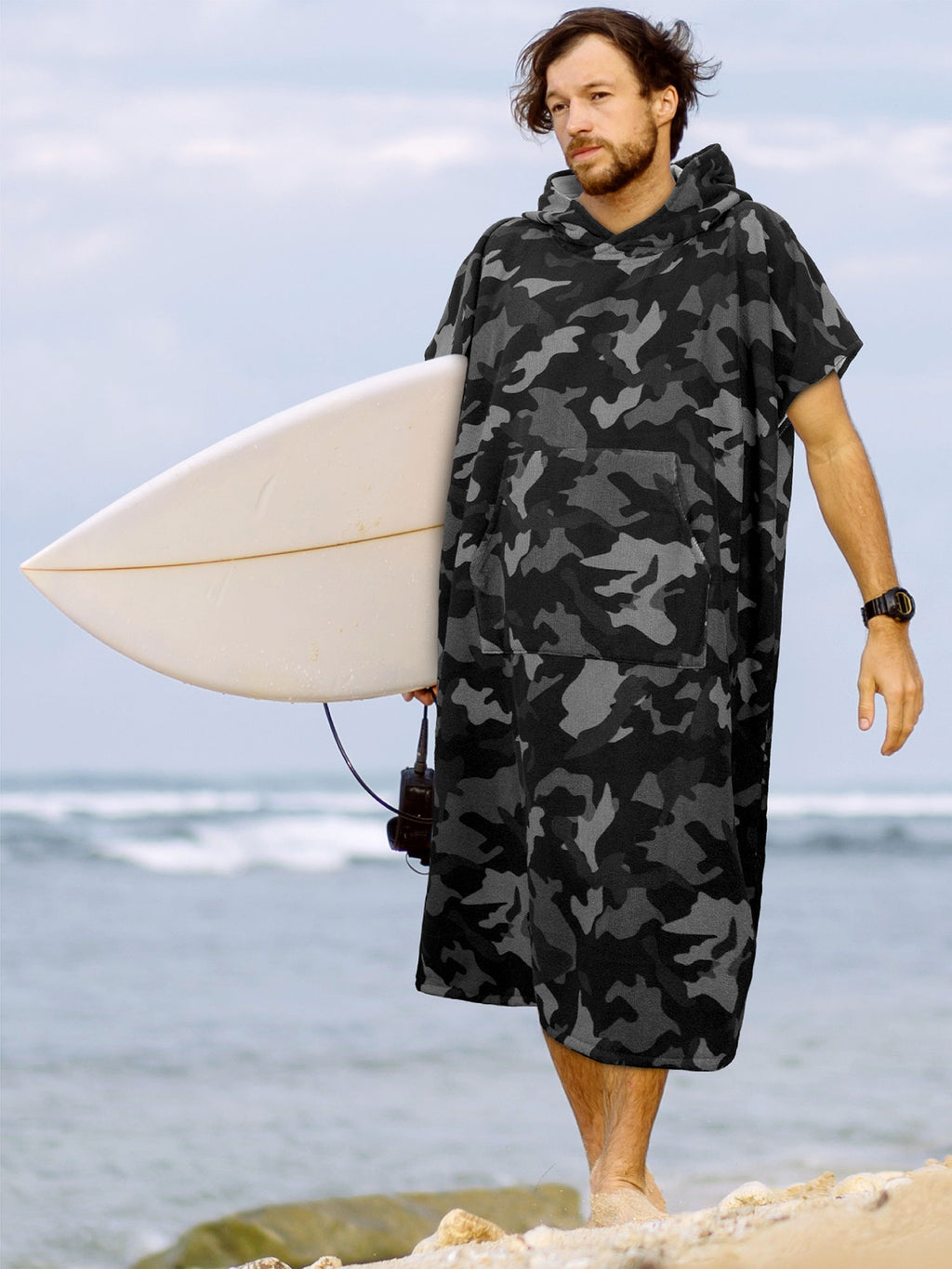 Surf Poncho Changing Robe with Hood - Adults