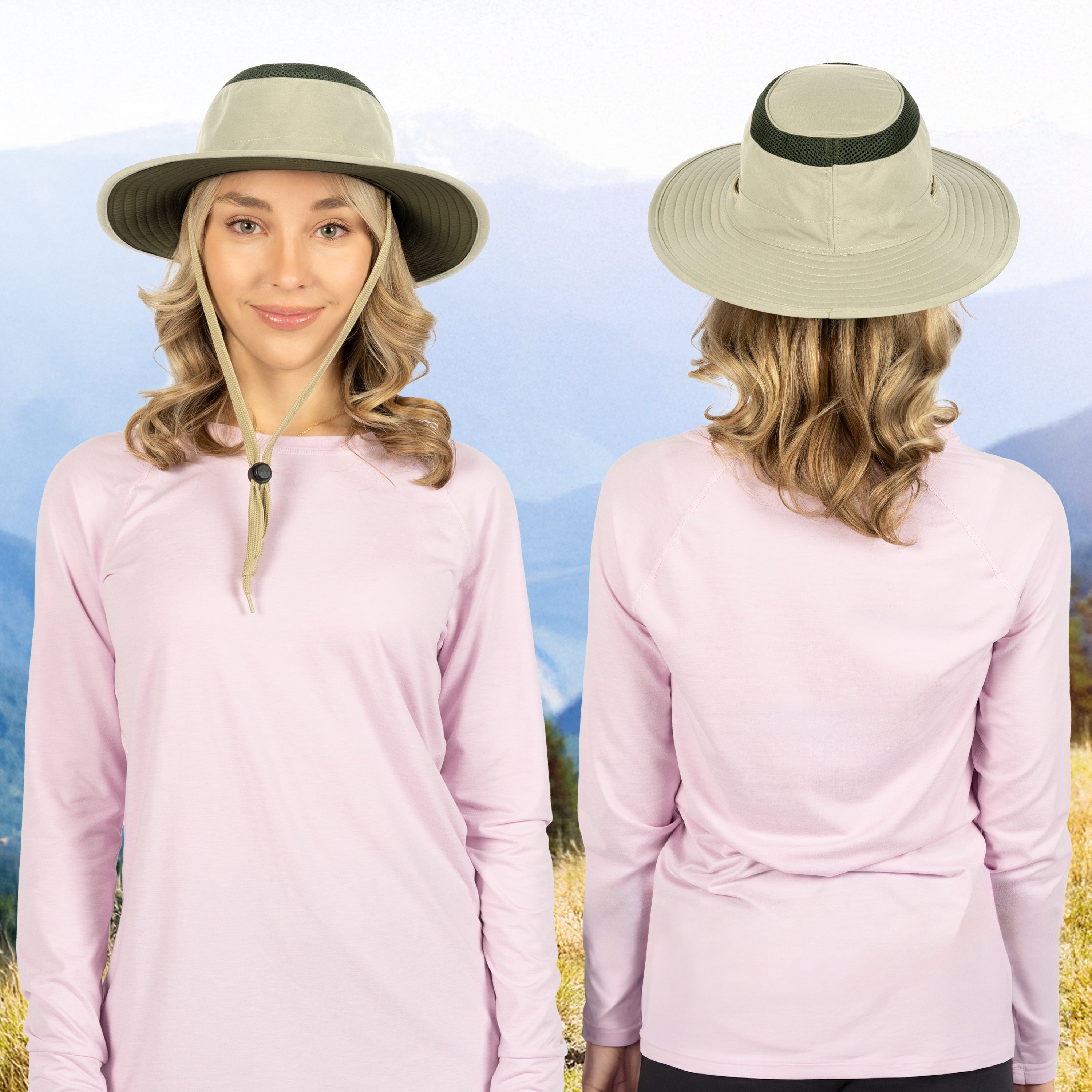 Unisex Wide Brim Safari Sun Hat
