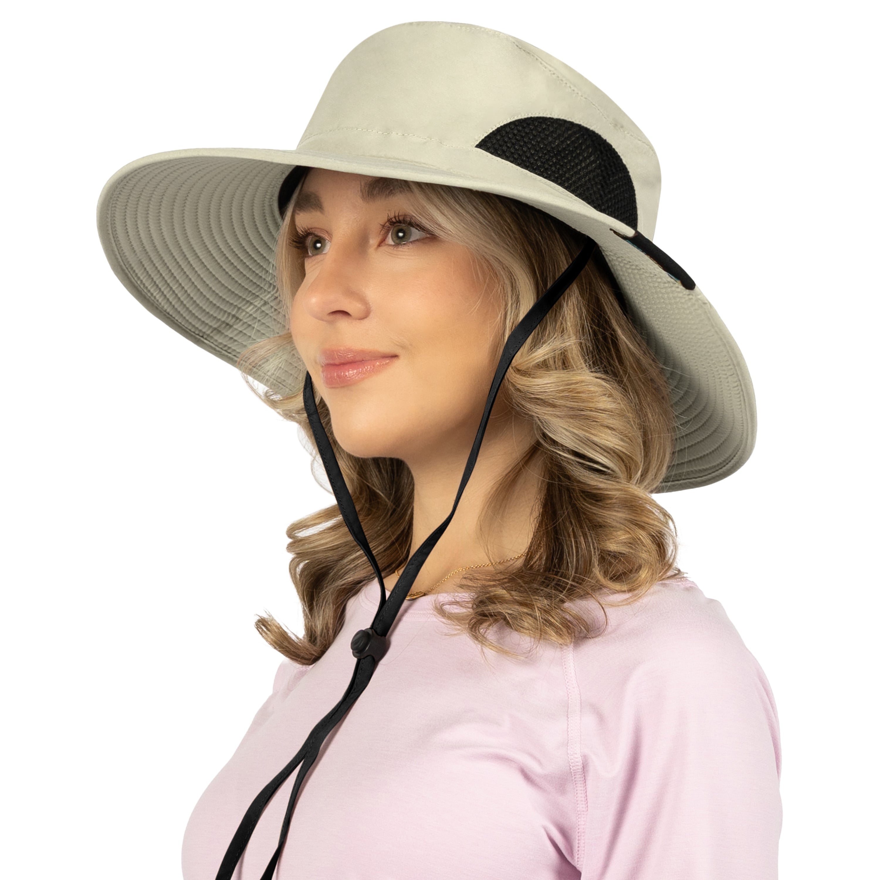 Unisex Wide Brim Sun Hat with Side Vent