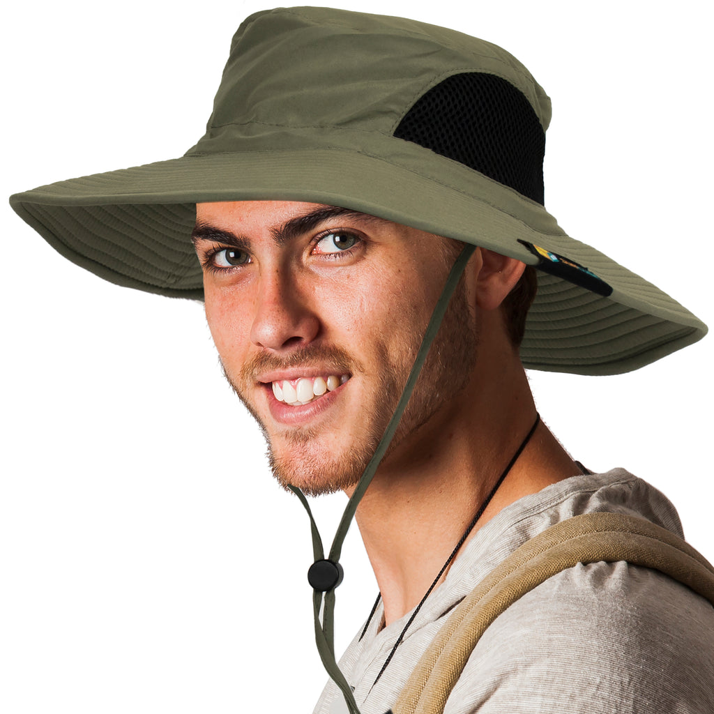 Unisex Wide Brim Sun Hat with Side Vent