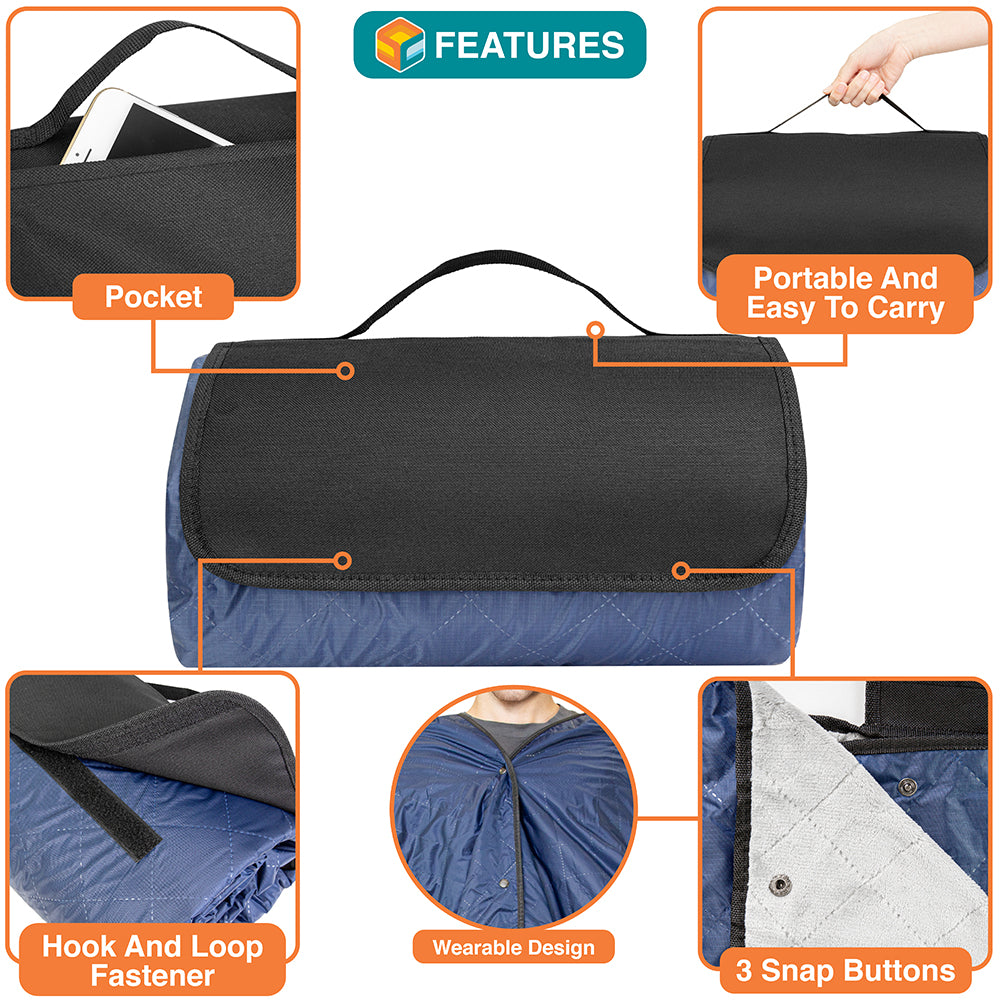Waterproof Fleece Camping Blanket