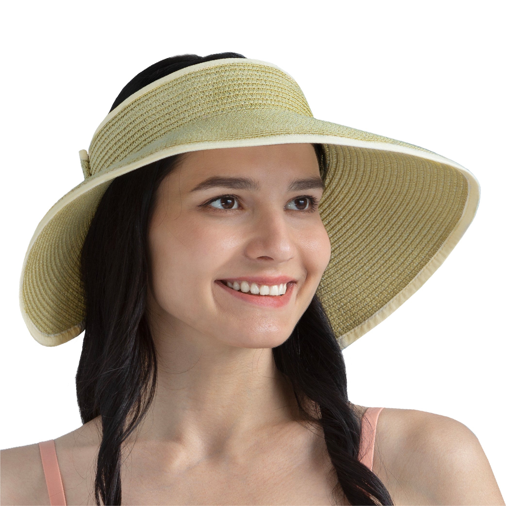 Women Wide Brim Sun Visor Hat