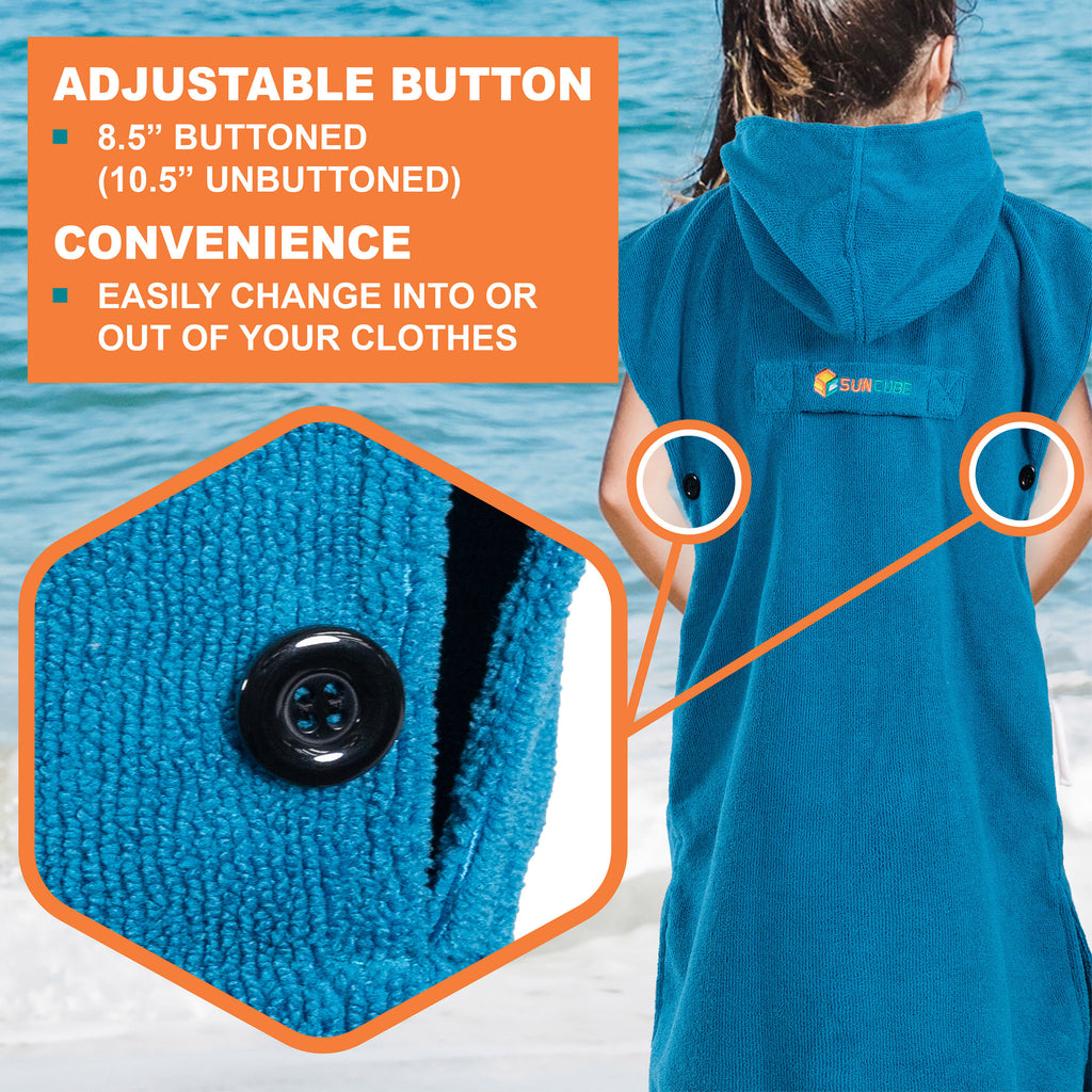Surf Poncho Changing Robe with Hood - Kids / Teen
