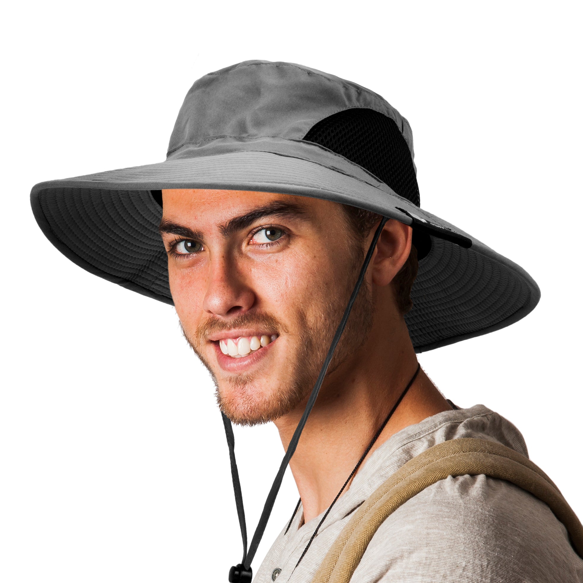 Unisex Wide Brim Sun Hat with Side Vent