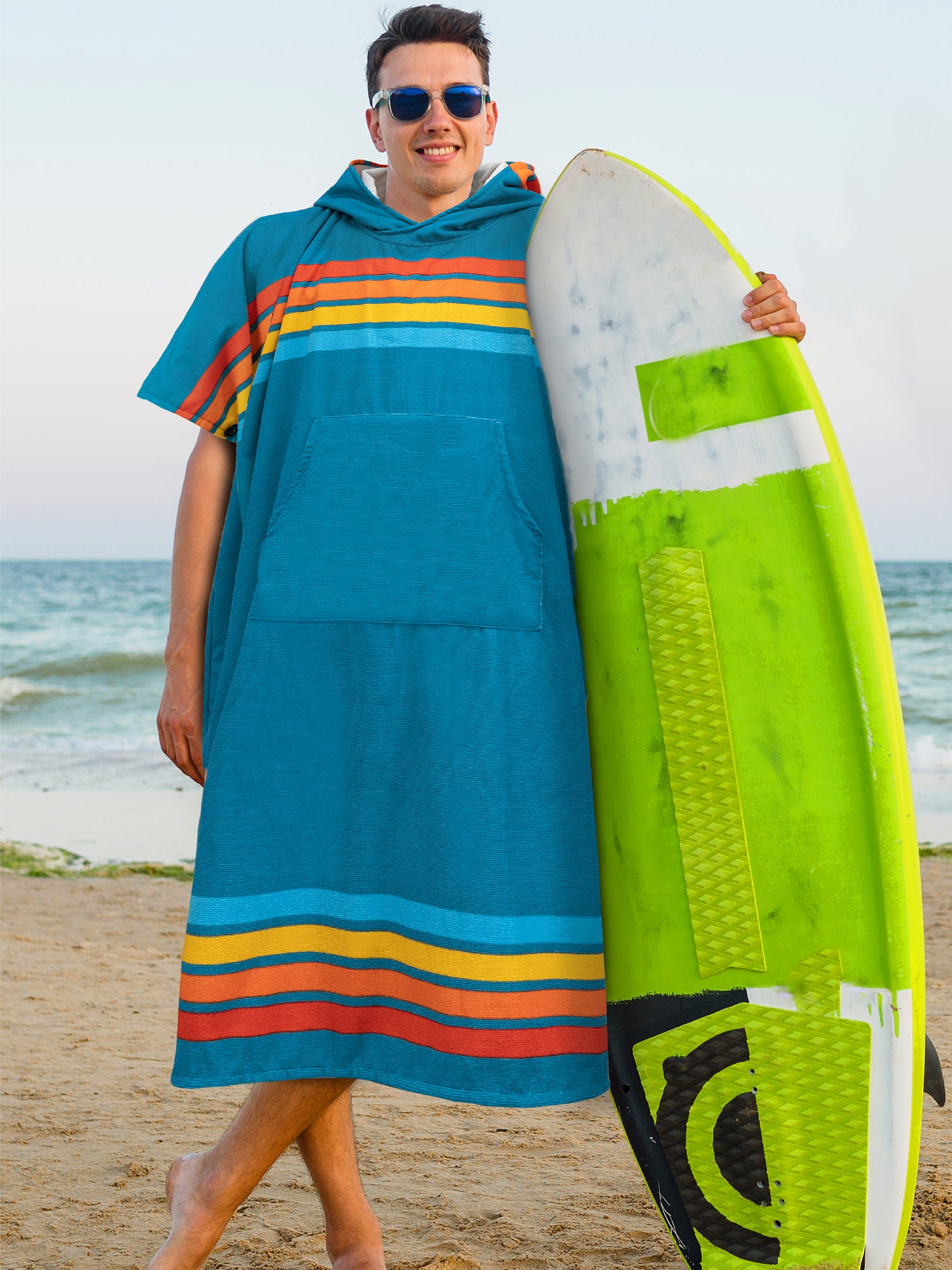 Surf Poncho Changing Robe with Hood - Adults