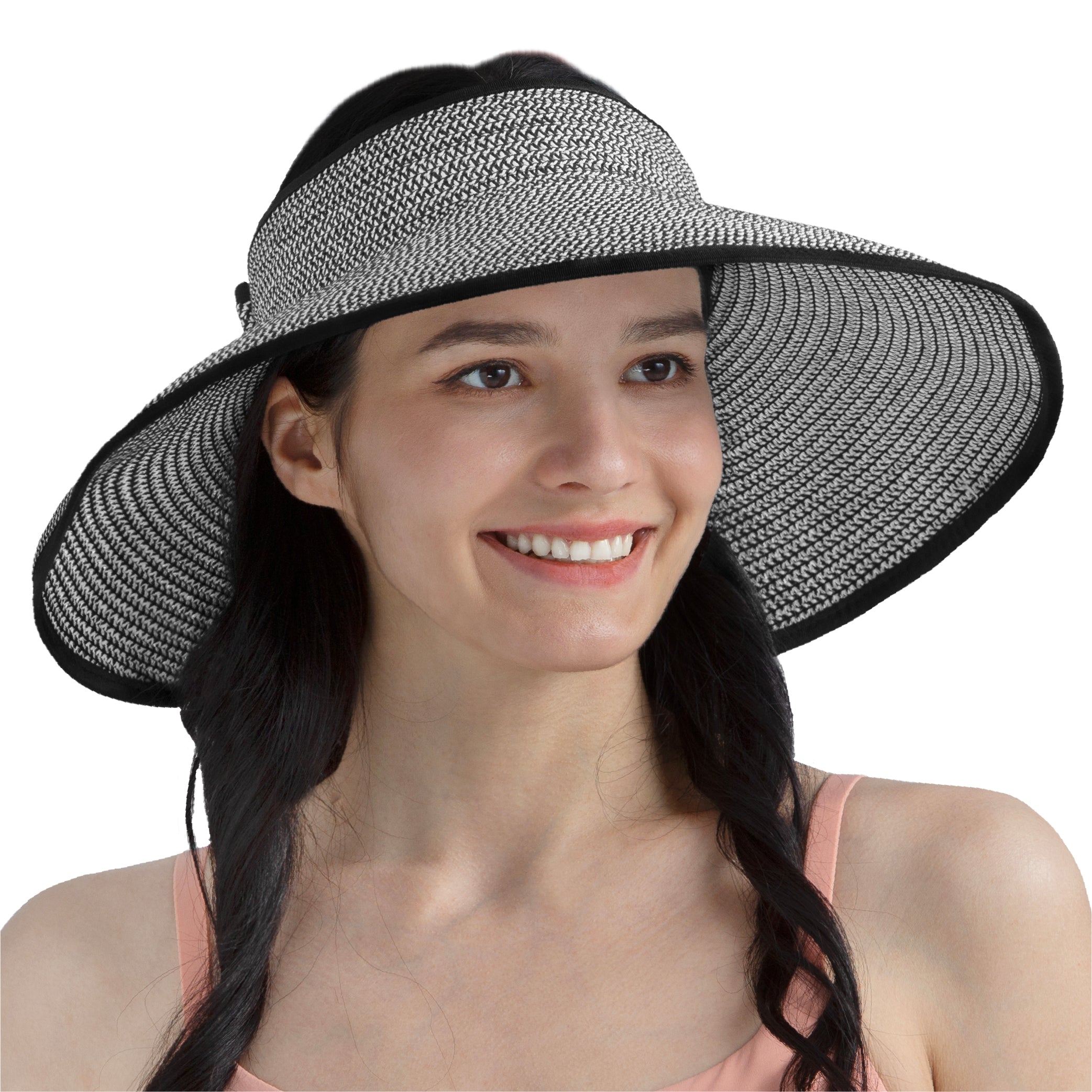 Women Wide Brim Sun Visor Hat