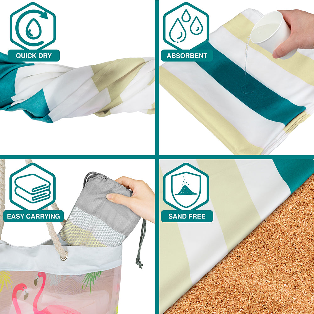 Quick Dry Sand Free Beach Towel