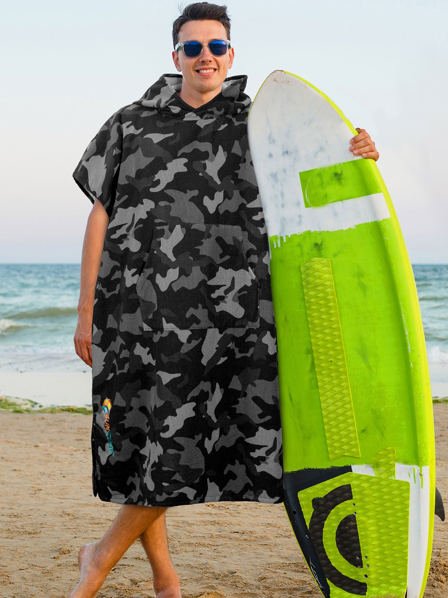 Surf Poncho Changing Robe with Hood - Adults