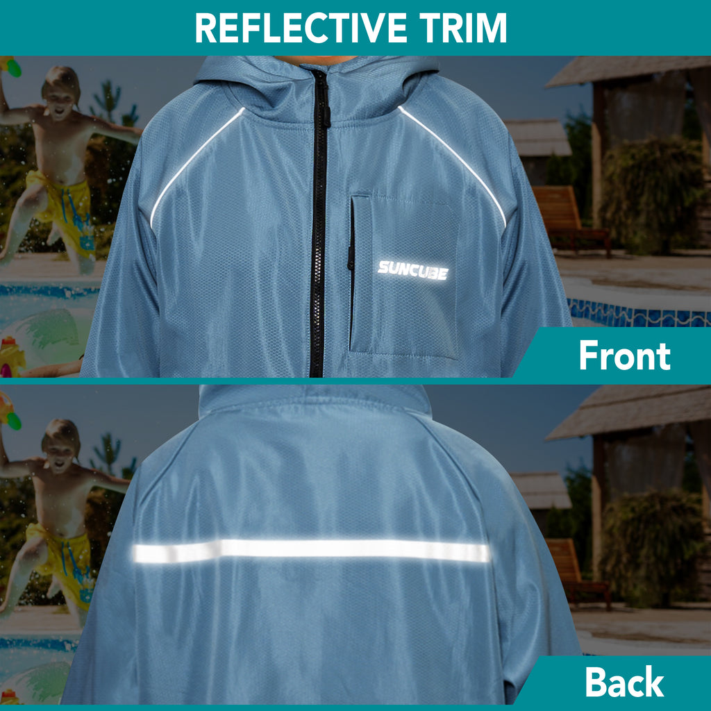 Unisex Hooded Swim Parka - Fleece, Kids / Teen