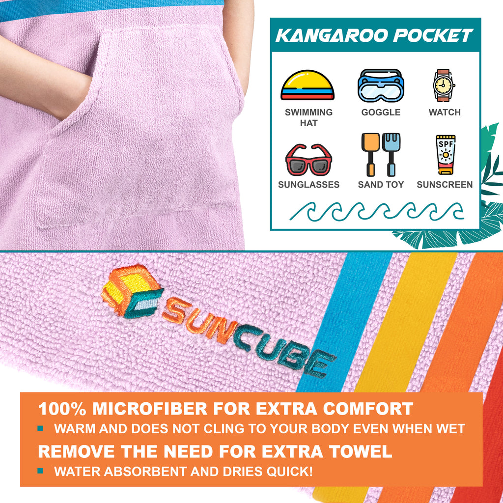 Surf Poncho Changing Robe with Hood - Kids / Teen