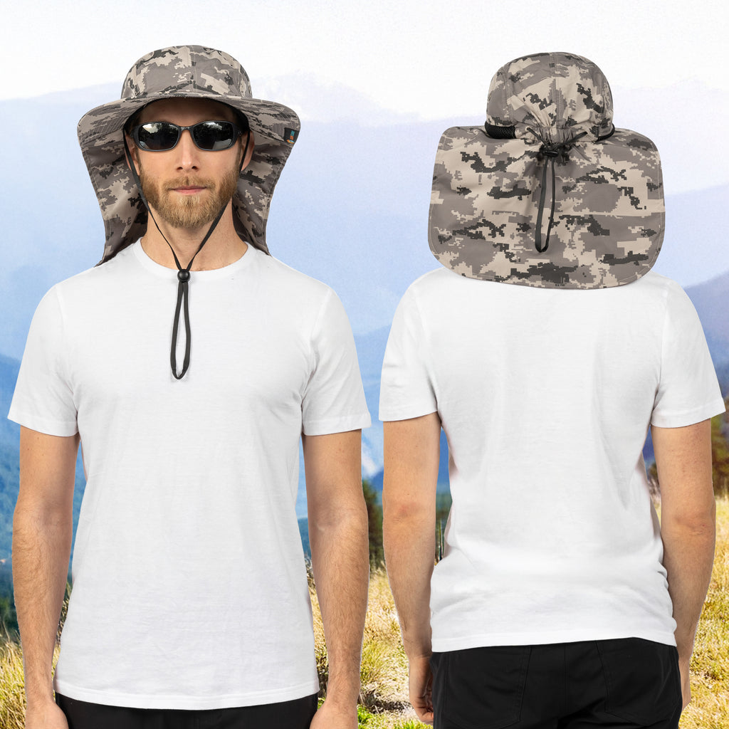 Unisex Sun Hat with Neck Flap Cover