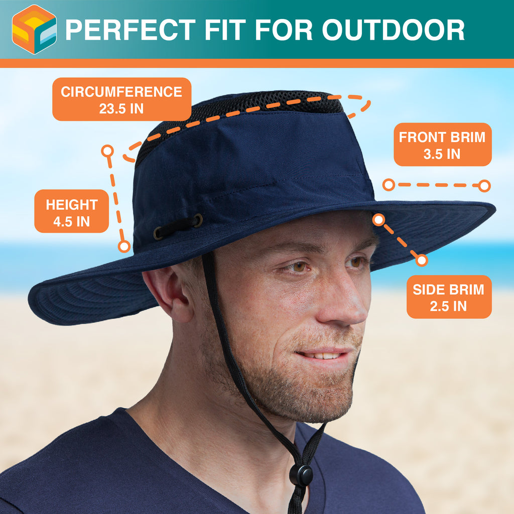 Unisex Wide Brim Safari Sun Hat
