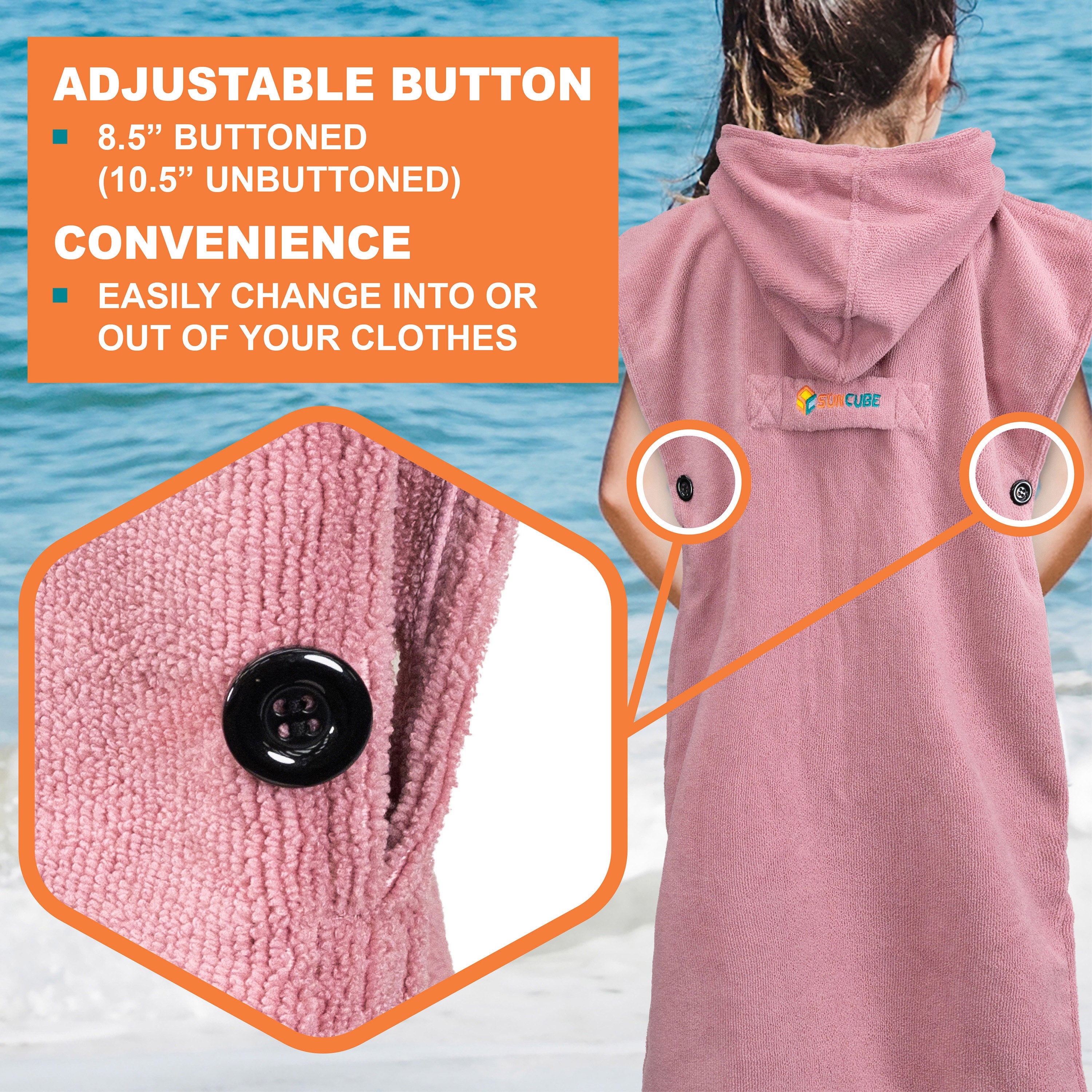 Surf Poncho Changing Robe with Hood - Kids / Teen