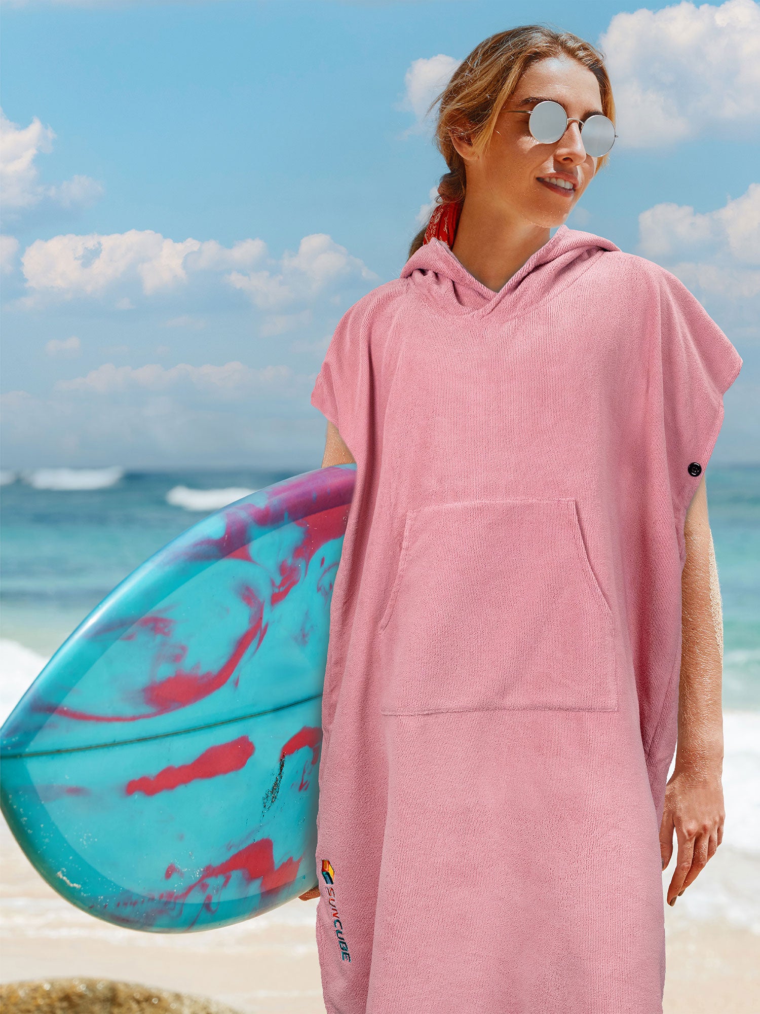 Surf Poncho Changing Robe with Hood - Adults