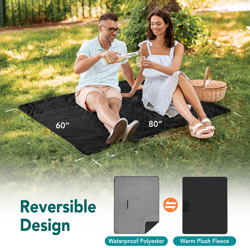 Waterproof Fleece Camping Blanket