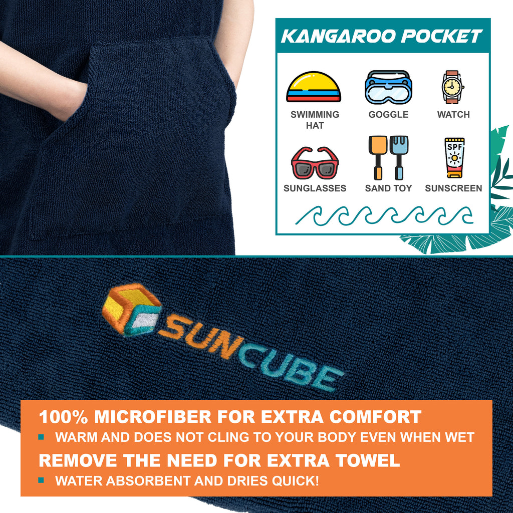 Surf Poncho Changing Robe with Hood - Kids / Teen
