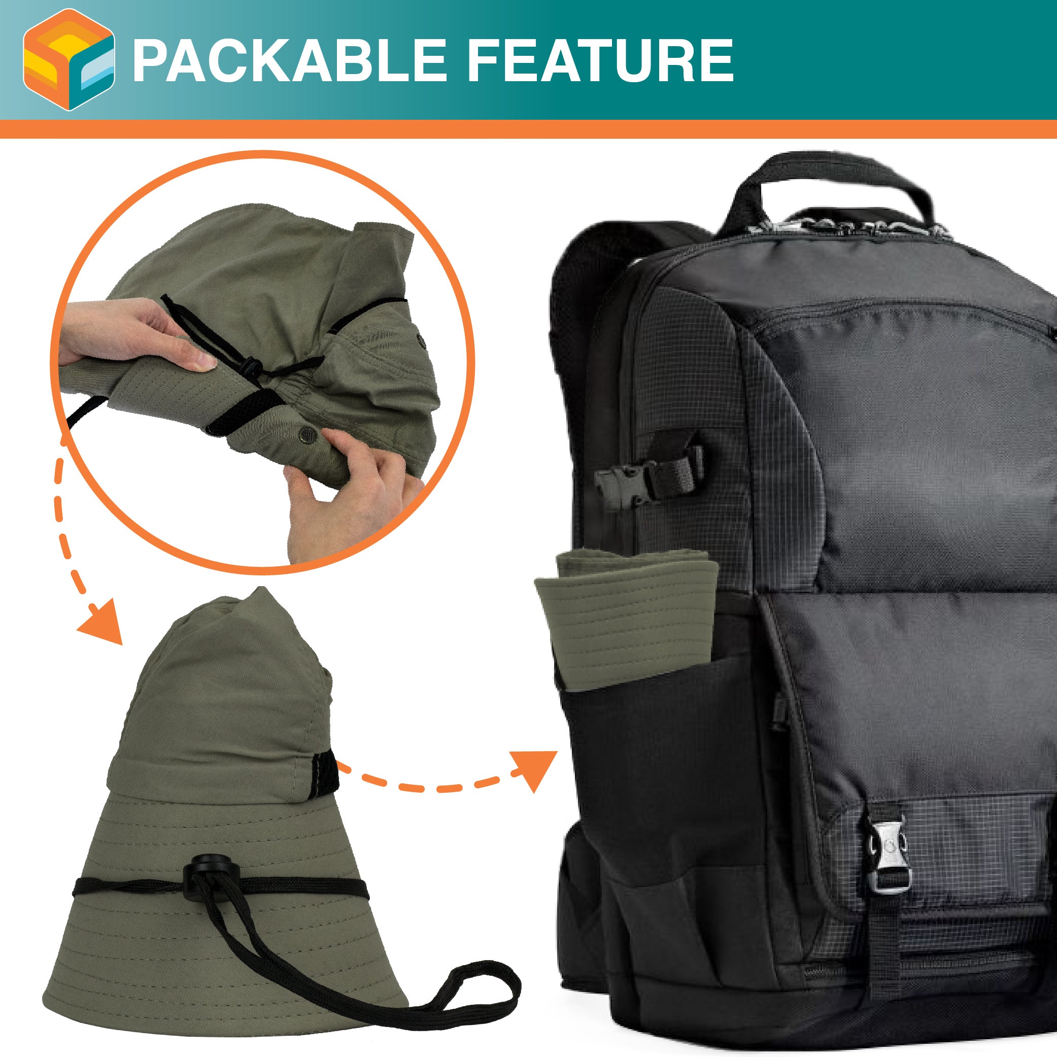 Unisex Sun Hat with Neck Flap Cover
