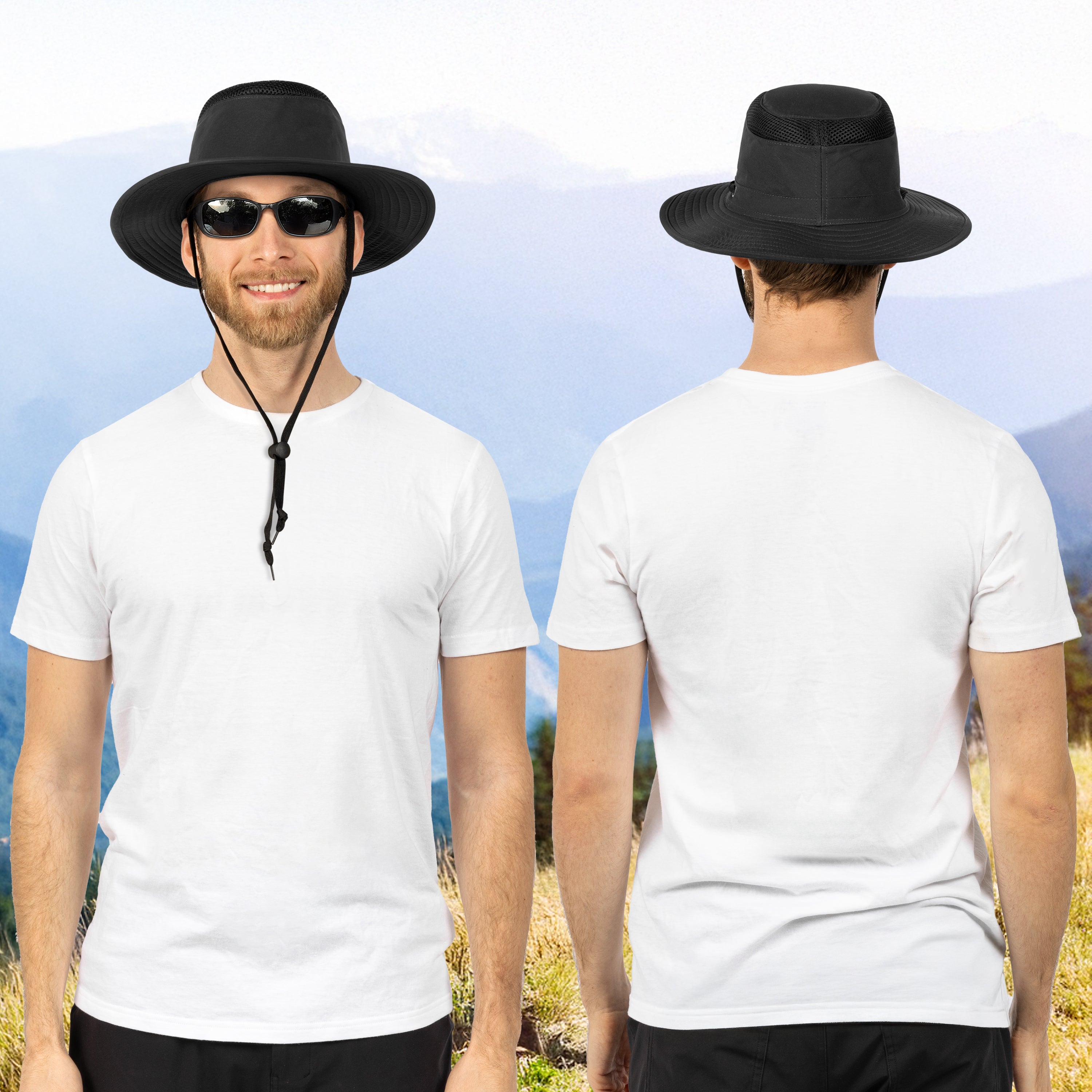 Unisex Wide Brim Safari Sun Hat