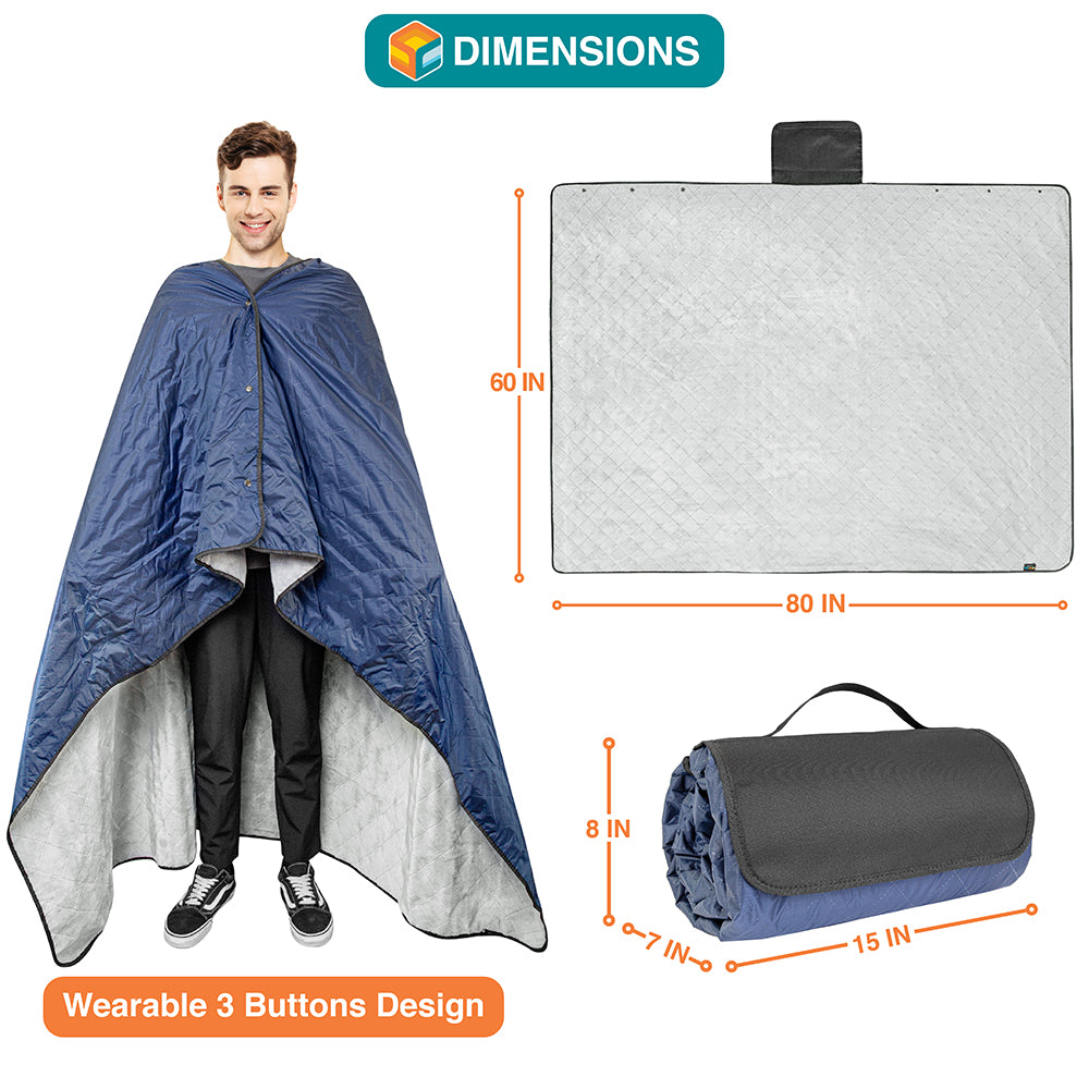 Waterproof Fleece Camping Blanket
