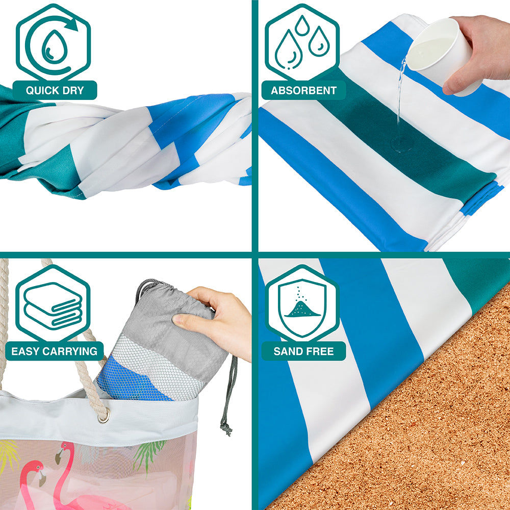 Quick Dry Sand Free Beach Towel