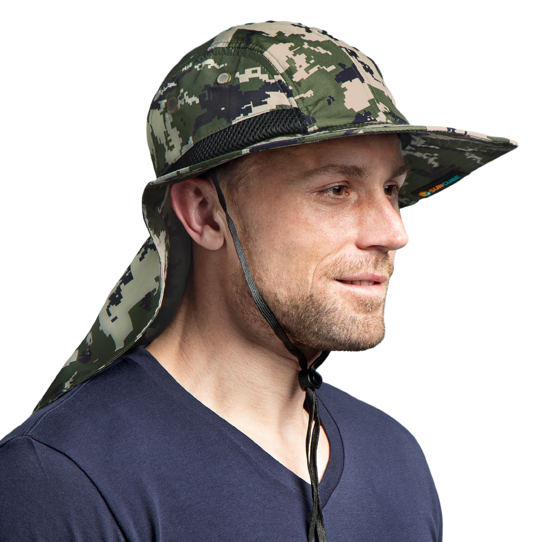 Unisex Sun Hat with Neck Flap Cover