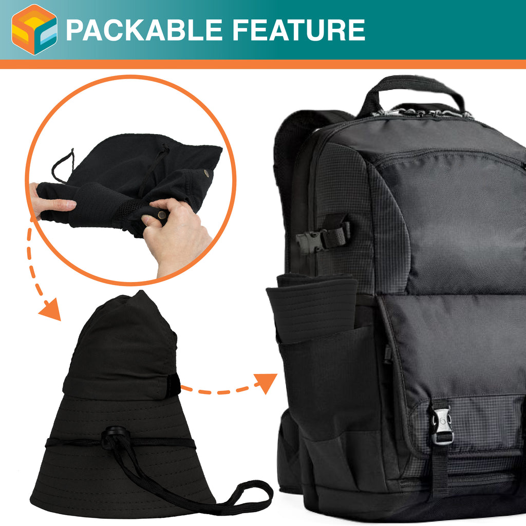 Unisex Sun Hat with Neck Flap Cover