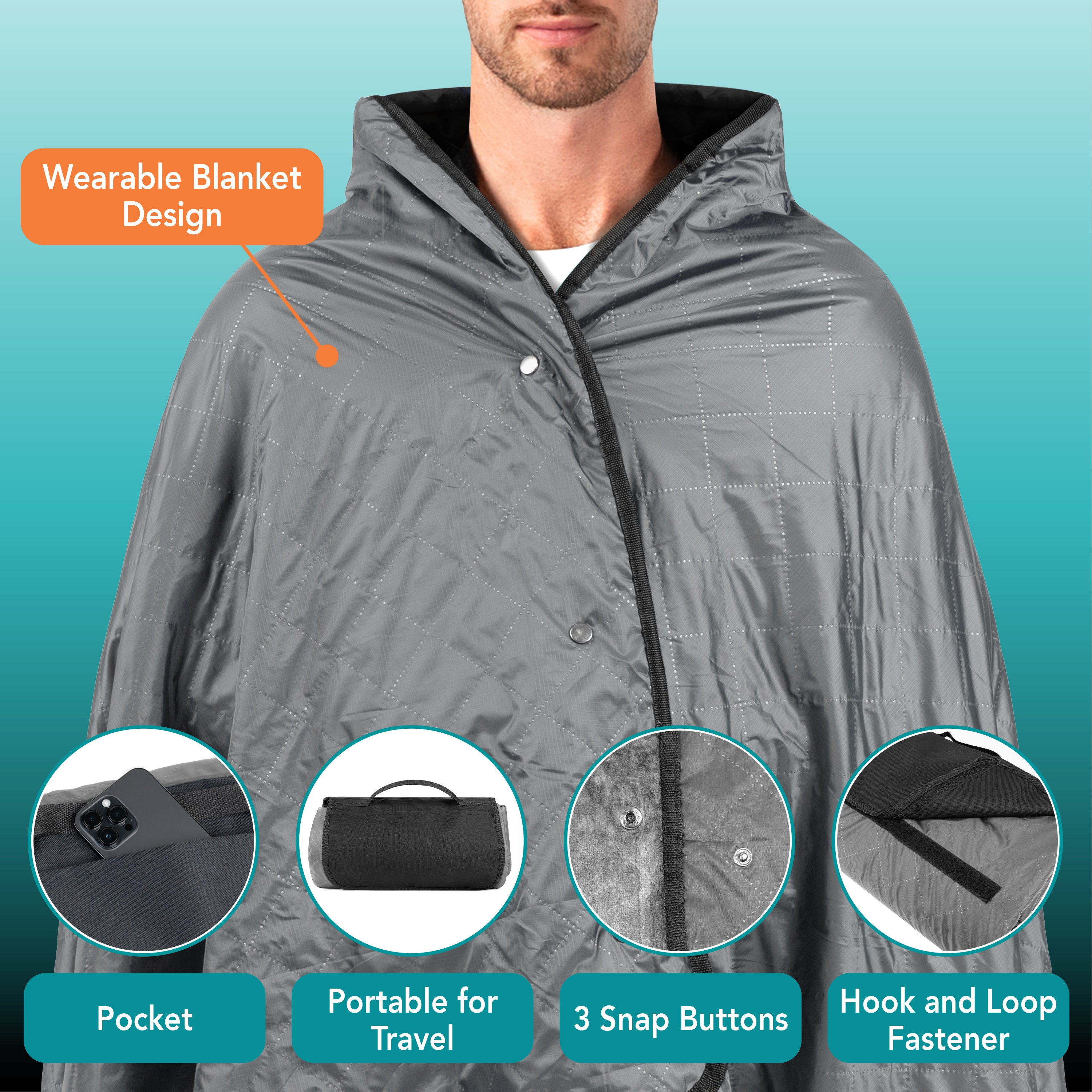 Waterproof Fleece Camping Blanket